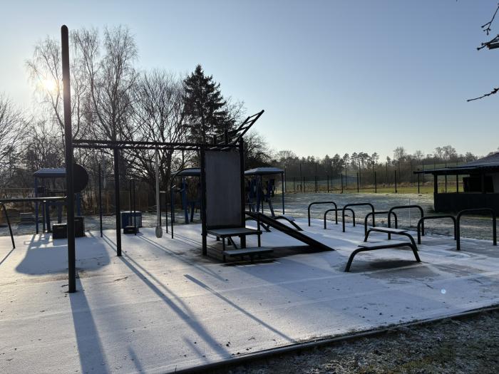 Du kan også træne udendørs